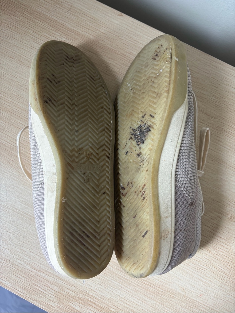Rothy’s Mesh Washable Sneaker in Gray 9 - Picture 9 of 9